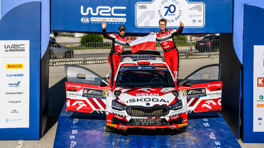 Miko Marczyk i Škoda Fabia RS Rally2 na czele rywalizacji