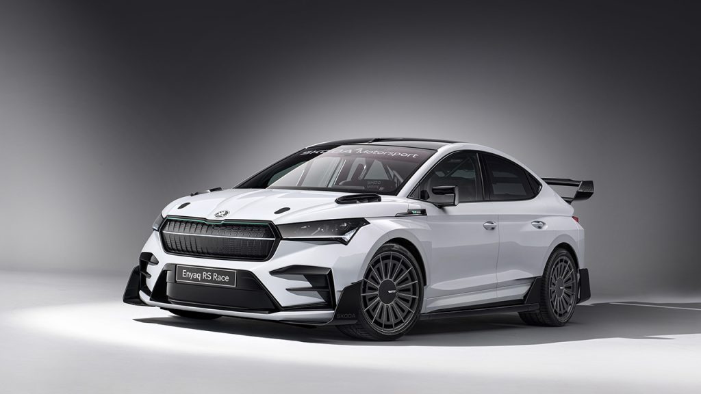 Škoda Motorsport prezentuje Enyaq RS Race koncept w pełni elektrycznego samochodu wyścigowego