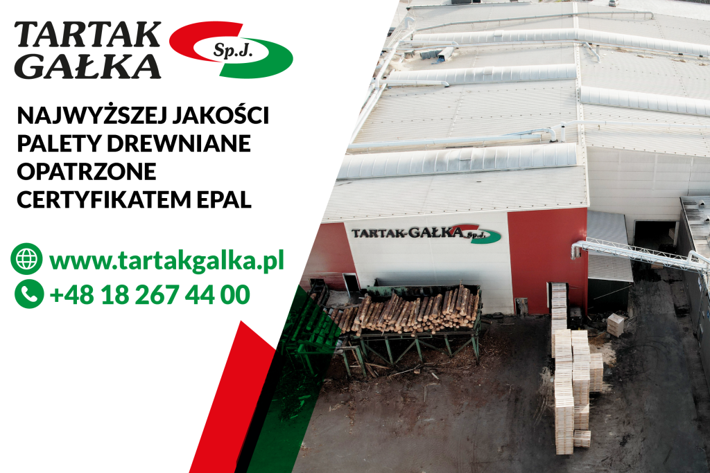 Przyszłość logistyki a palety drewniane. Tartak Gałka